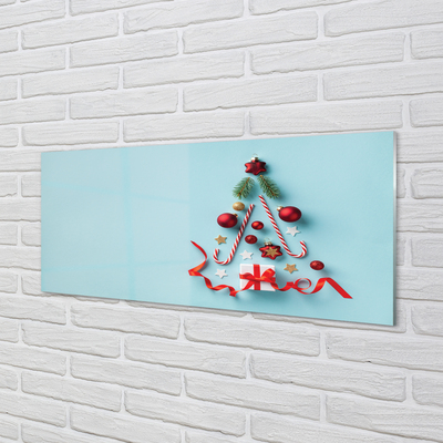 Painel de vidro Enfeites de presente, doces, decorações