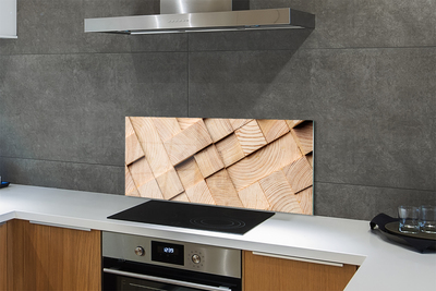 Painel de vidro Composição dos grãos da madeira