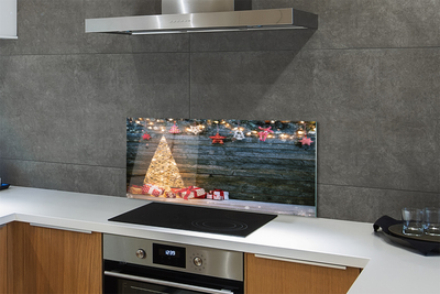 Painel de vidro Presentes, decorações para árvores de Natal