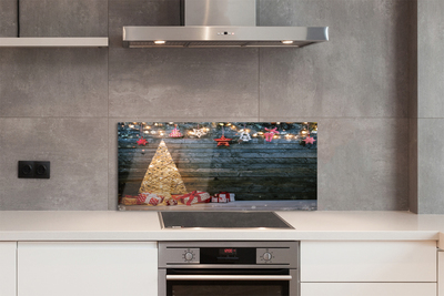 Painel de vidro Presentes, decorações para árvores de Natal