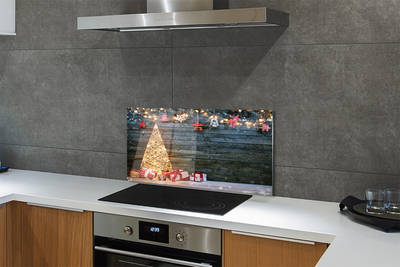 Painel de vidro Presentes, decorações para árvores de Natal