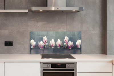 Painel de vidro Ramo de magnólia