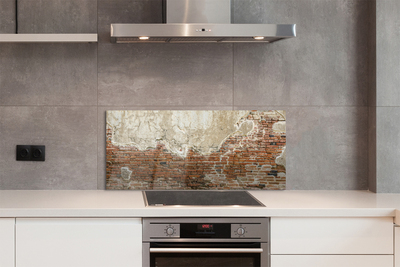 Painel de vidro parede de tijolos