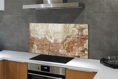 Painel de vidro parede de tijolos