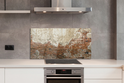 Painel de vidro parede de tijolos