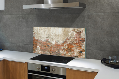 Painel de vidro parede de tijolos