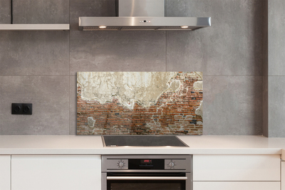 Painel de vidro parede de tijolos