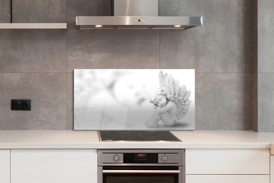 Painel de vidro Anjo adormecido