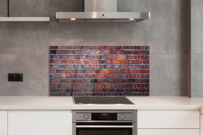 Painel de vidro parede de tijolos