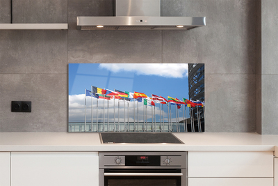 Painel de vidro Várias bandeiras