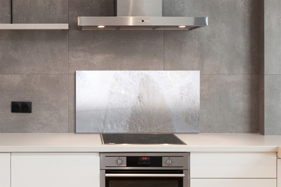 Painel de vidro Resumo de gotas de dente-de-leão