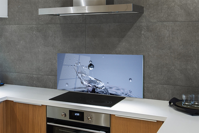 Painel de vidro Macro gota d'água