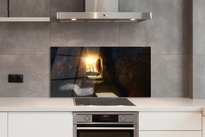 Painel de vidro Caverna das Cruzes do Sol