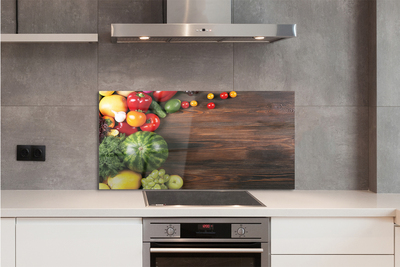 Painel de vidro Melancia, tomate, endro