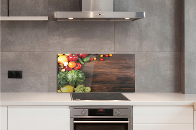 Painel de vidro Melancia, tomate, endro