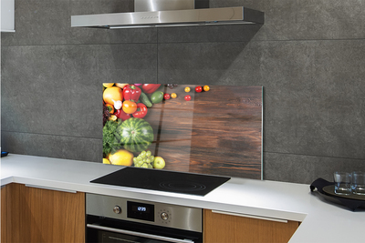 Painel de vidro Melancia, tomate, endro