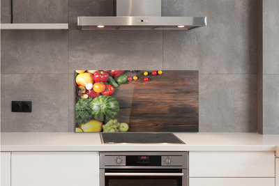 Painel de vidro Melancia, tomate, endro