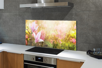 Painel de vidro Sol de magnólia