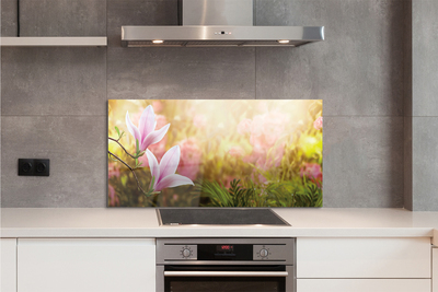 Painel de vidro Sol de magnólia