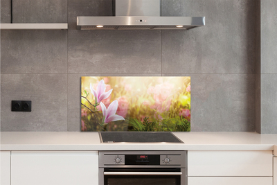 Painel de vidro Sol de magnólia