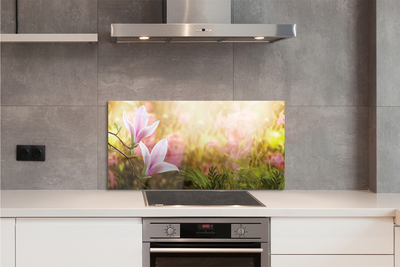 Painel de vidro Sol de magnólia