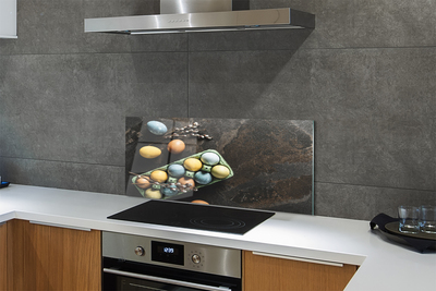 Painel de vidro Ovos amentilhos