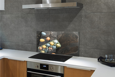 Painel de vidro Ovos amentilhos