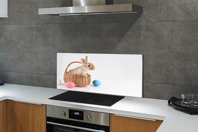 Painel de vidro Ovos de coelho