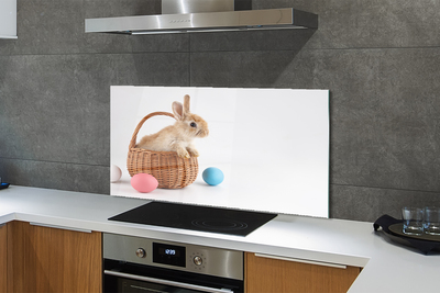 Painel de vidro Ovos de coelho