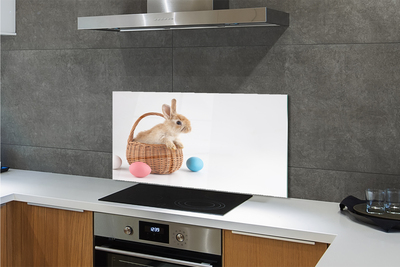 Painel de vidro Ovos de coelho