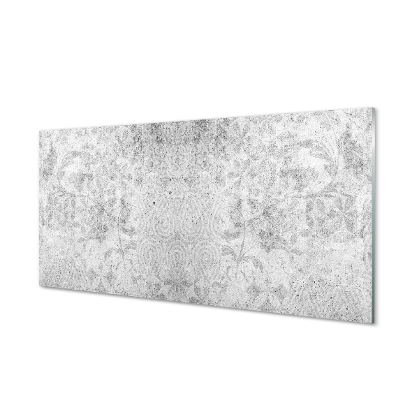 Painel de vidro Padrão de concreto de pedra