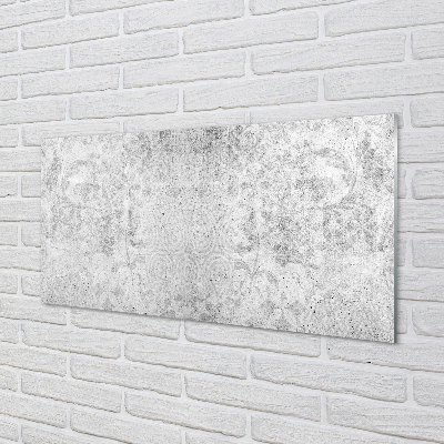 Painel de vidro Padrão de concreto de pedra