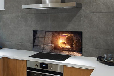 Painel de vidro Caverna das Cruzes do Sol