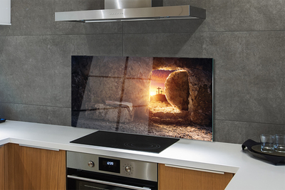 Painel de vidro Caverna das Cruzes do Sol