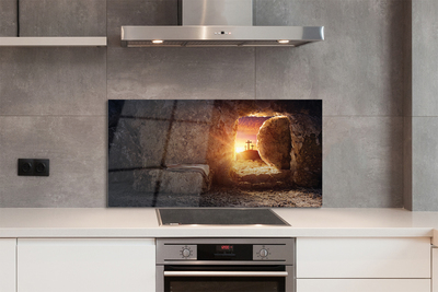 Painel de vidro Caverna das Cruzes do Sol