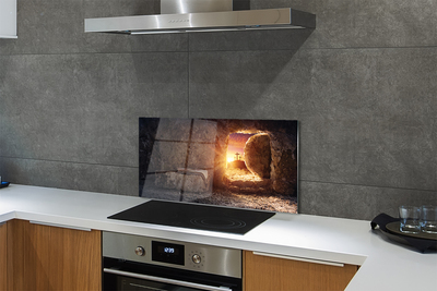 Painel de vidro Caverna das Cruzes do Sol