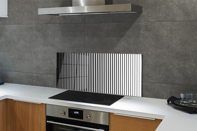 Painel de vidro Transição de listras de zebra