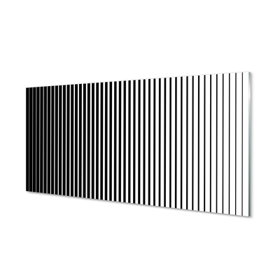 Painel de vidro Transição de listras de zebra