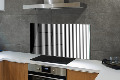 Painel de vidro Transição de listras de zebra