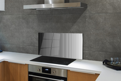 Painel de vidro Transição de listras de zebra