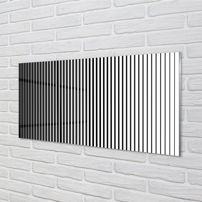 Painel de vidro Transição de listras de zebra