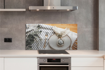 Painel de vidro Prato de flor de ovo