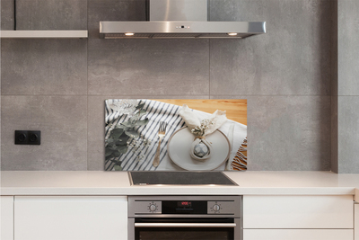 Painel de vidro Prato de flor de ovo