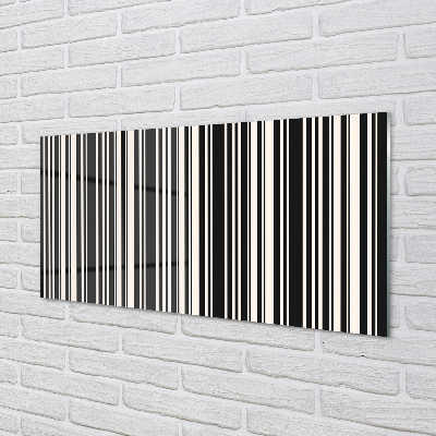 Painel de vidro Listras irregulares