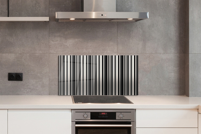 Painel de vidro Listras irregulares