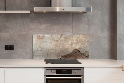 Painel de vidro Parede de pedra e mármore