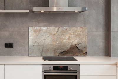 Painel de vidro Parede de pedra e mármore