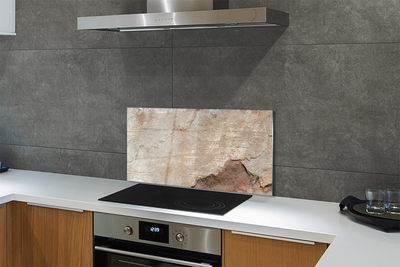 Painel de vidro Parede de pedra e mármore