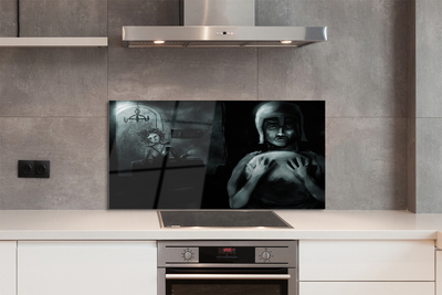 Painel de vidro Personagens sombrios