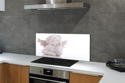 Painel de vidro Anjo Reclinado